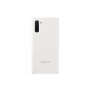 Чехол Samsung Silicone Cover для Note 10 (белый)