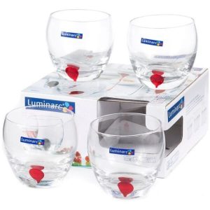 Набор стаканов Luminarc Drip red 10E5171