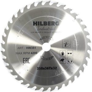 Пильный диск Hilberg HW351 350*32*36Т