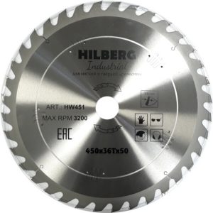 Пильный диск Hilberg HW451 450*50*36Т
