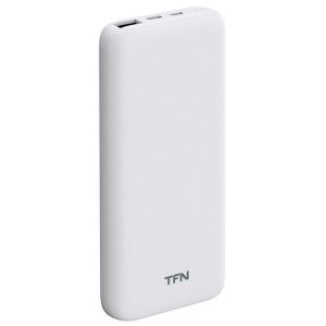 Портативное зарядное устройство TFN Slim Duo PD 10000mAh (белый)