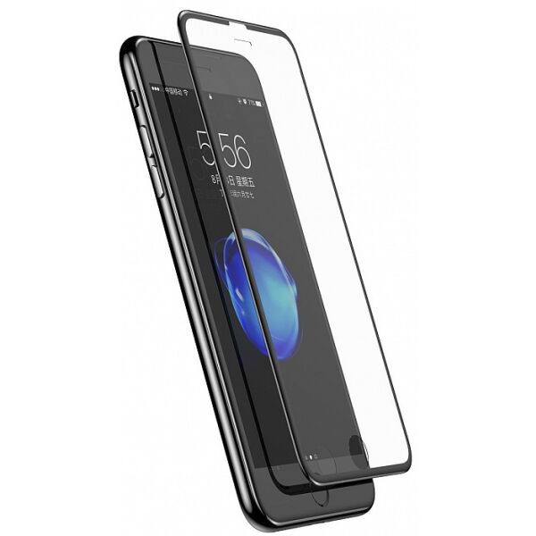 Защитное стекло CASE 3D Rubber для Apple iPhone 6 plus/7 plus/8 plus (черный)