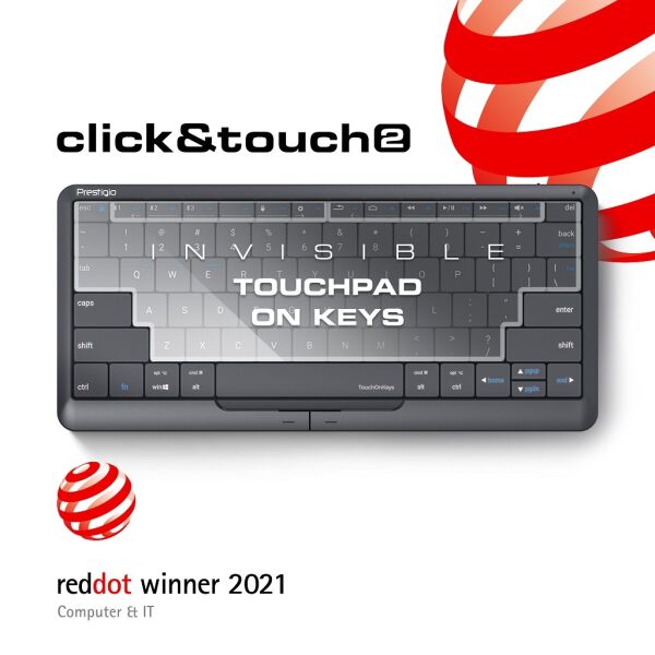 Беспроводная клавиатура Prestigio Click&Touch 2 PSKEY2SGRU