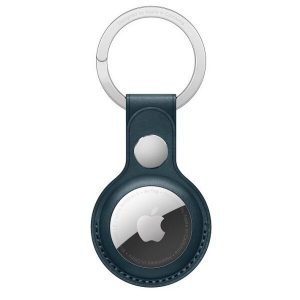 Брелок-подвеска для Apple AirTag Leather Key Ring Baltic Blue (MHJ23ZM/A)