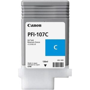 Чернильница CANON PFI 107C для принтера IPF 670/770/780/785 голубая (130 мл)