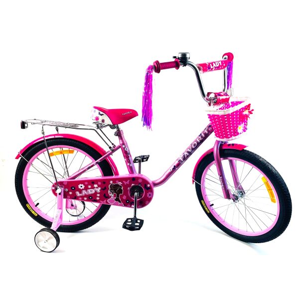 Детский велосипед Favorit Lady 18 (LAD-P18RS) (розовый)