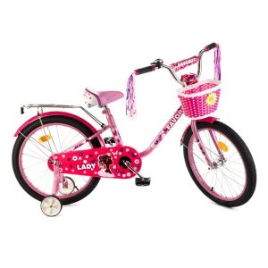 Детский велосипед Favorit Lady 20 (розовый/малиновый)
