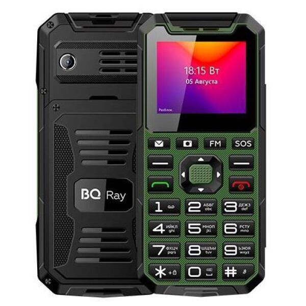 Мобильный телефон BQ-Mobile BQ-2004 Ray (зеленый)