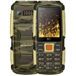 Мобильный телефон BQ-Mobile BQ-2430 Tank Power (камуфляж/золото)