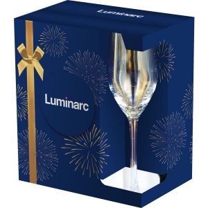 Набор бокалов для шампанского Luminarc Селест. Золотистый хамелеон 10P1636