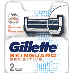 Сменные кассеты для бритья GILLETTE SKINGUARD Sensitive 2шт. (7702018488209)