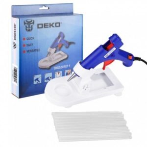 Термоклеевой пистолет Deko DKGG20 Set 4 (063-4968)
