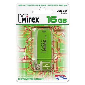 USB Flash MIREX Chromatic Green 16GB (13600-FM3CGN16)