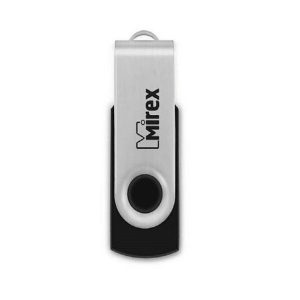 USB Flash Mirex SWIVEL BLACK 64GB