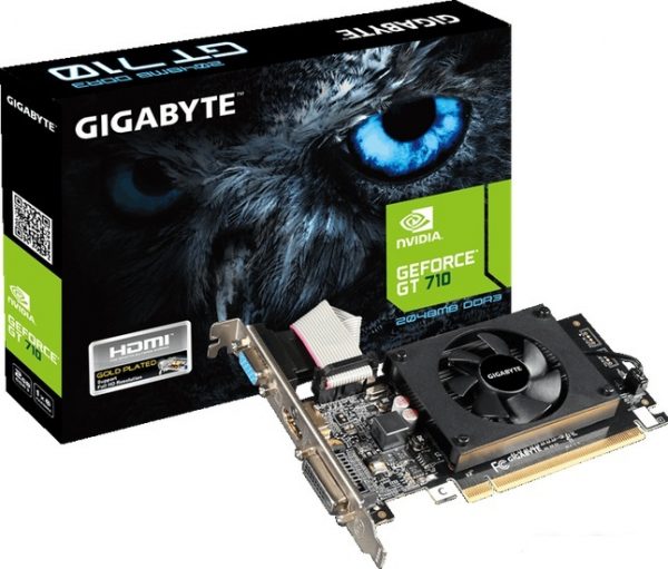 Видеокарта Gigabyte GeForce GT 710 2GB DDR3 (GV-N710D3-2GL)