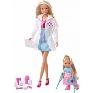 Кукла Штеффи-детский доктор + кукла Эви Simba