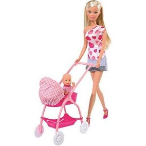 Кукла Штеффи Simba в наборе с младенцем