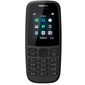 Телефон Nokia 105 SS черный (TA-1203)