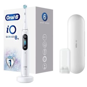 Электрическая зубная щетка Braun Oral-B iO 8 iOM8.1A1.1BD (белый)