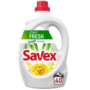 Гель для стирки Savex 2 in 1 Fresh 2.2 л