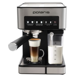 Кофеварка эспрессо POLARIS PCM 1541E Adore Cappuccino (Нержавеющая сталь)