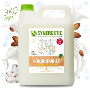 Кондиционер для белья SYNERGETIC "Миндальное молочко" гипоаллергенный