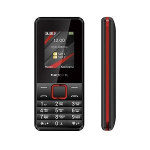 Мобильный телефон TeXet TM-207 (черный/красный)