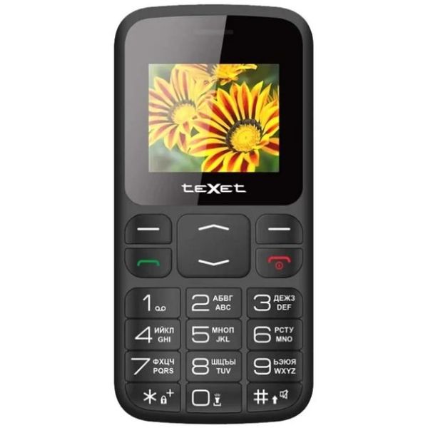Телефон TEXET TM-B208 (черный)