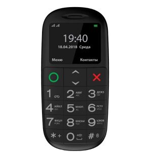 Телефон VERTEX C312 черный