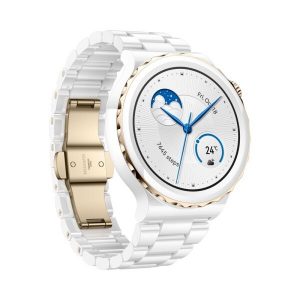 Умные часы Huawei Watch GT 3 Pro Ceramic 43 мм (FRG-B19) Gold Bezel с керамическим ремешком