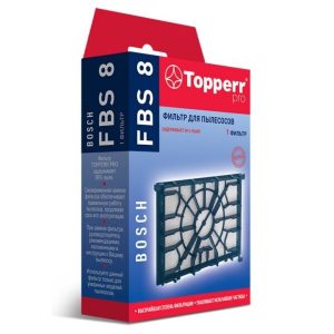 Защитный фильтр мотора для пылесосов Topperr FBS 8